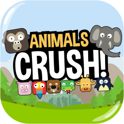 Animals Crush Match 3 game logo