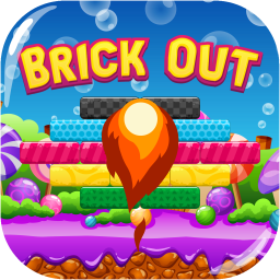 Brick Out Game Logo