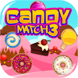 Candy Match 3 Game Logo