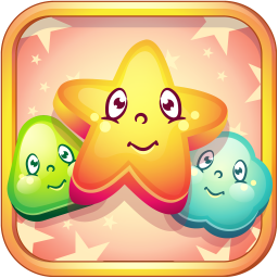 Cartoon Candy Match3 Game Logo