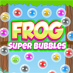 Frog Super Bubbles game logo