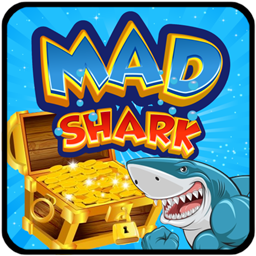 Mad Shark Game Logo