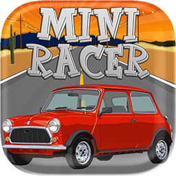 Mini Racer Game Logo